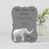 ホワイトエレファント交換招待状 招待状 (スタンド正面)