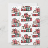 ホワイトエレファント醜いセーターパーティー 招待状 (裏面)