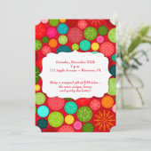 ホワイトエレファント カスタム ホリデーパーティー 招待状 (スタンド正面)