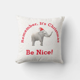 ホワイトエレファント/ベビーイエス装飾用クッション クッション