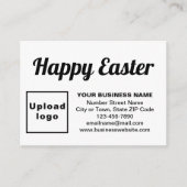 ホワイトエンクロージャカードでの復活祭の挨拶 エンクロージャーカード (正面)