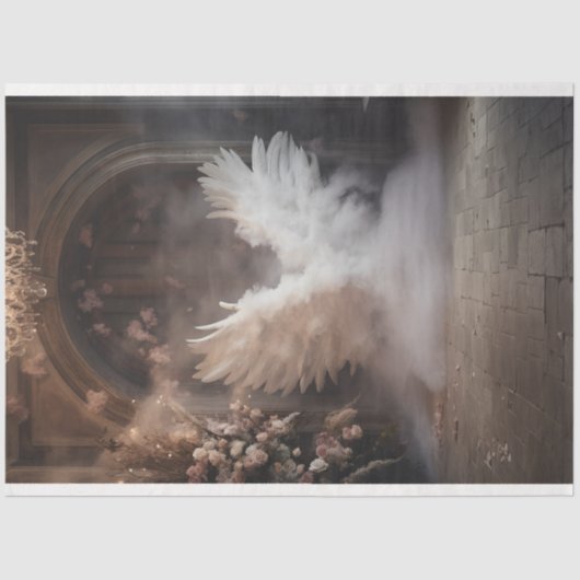 ホワイトエンジェルシリーズデザイン5 薄葉紙 (正面)