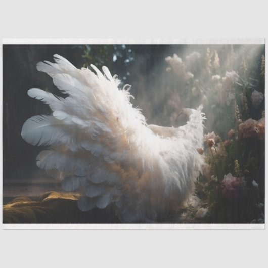 ホワイトエンジェルシリーズデザイン8 薄葉紙 (正面)