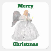 ホワイトエンジェルスティッカー スクエアシール (正面)