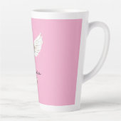 ホワイトエンジェルフェザー鍵 カフェラテマグ (右)