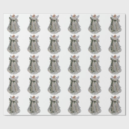 ホワイトエンジェルホワイトラッピング紙 ラッピングペーパー (フラット)