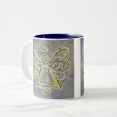 ホワイトエンジェルマグ ツートーンマグカップ (正面左)