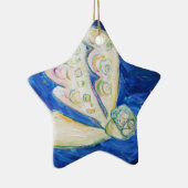 ホワイトエンジェル&ベビーホリデーギフトオーナメント セラミックオーナメント (右)