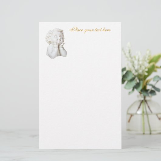 ホワイトエンジェル 便箋 (スタンド正面)