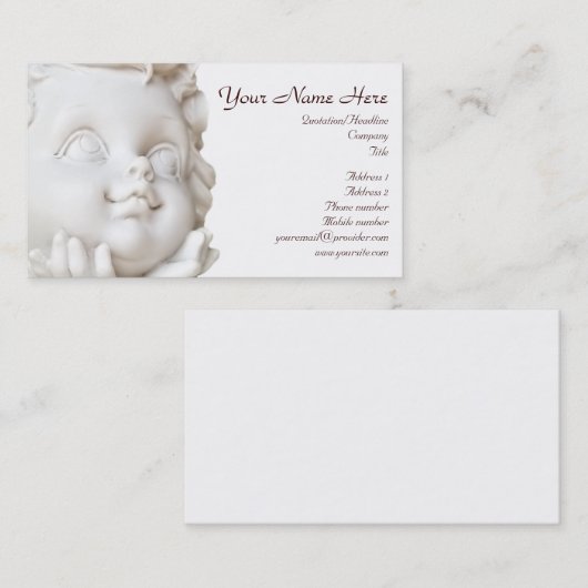 ホワイトエンジェル 名刺 (正面/裏面)