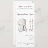 ホワイトエンジェル 招待状 (正面/裏面)