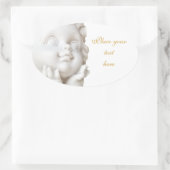 ホワイトエンジェル 楕円形シール (バッグ)