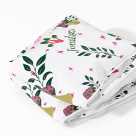 ホワイトエンチャント妖精の森子供部屋名前をカスタムする シェルパブランケット