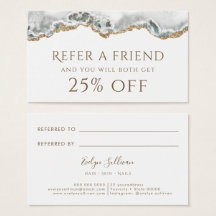 ホワイトエージェント紹介カード