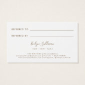 ホワイトエージェント紹介カード (裏面)