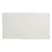 ホワイトオエレガントン淡い色のベージュダマスクスタイルパターン 枕カバー (裏面-右)