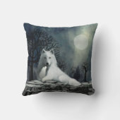 ホワイトオカミ枕 クッション (裏面)