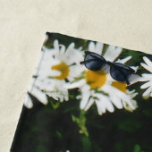 ホワイトオックスアイデイジームーンデイジーメドウ ビーチタオル (インサイチュ)