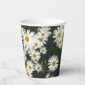 ホワイトオックスアイデイジームーンデイジーメドウ 紙コップ (裏面)