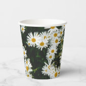 ホワイトオックスアイデイジームーンデイジーメドウ 紙コップ (正面)