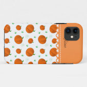 ホワイトオパーソナライズされたレンジカボチャ Case-Mate iPhoneケース (裏面(横))