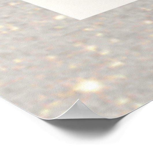 *~*~ホワイトオパールハートエンジェルウィングスAP78ポスター ポスター (角)