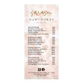 ホワイトオパール価格リストバラ金ゴールドスキャンしてQRを支払う ラックカード (正面)