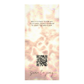 ホワイトオパール価格表バラ金ゴールドホログラフィック ラックカード (裏面)