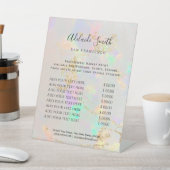 ホワイトオパール価格表台座サイン 台座サイン (インサイチュ)