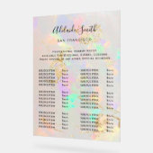 ホワイトオパール価格表 アクリルサイン (傾斜)