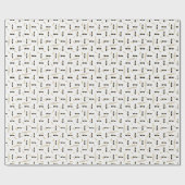 ホワイトオフィシャルディプロマ学年卒業 ラッピングペーパー (フラット)