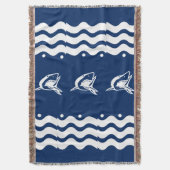 ホワイトオンシャーク海馬の沿岸生活 スローブランケット