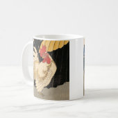 ホワイトオンドリ コーヒーマグカップ (正面左)