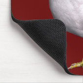 ホワイトオンドリ マウスパッド (コーナー)