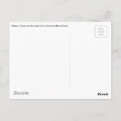 ホワイトオンブラックアルトクレフ、 音符記号C-クレフ、 音符記号ヴィオラ音楽 ポストカード (裏面)