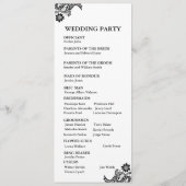 ホワイトオンブラックフラットプログラム プログラム (裏面)