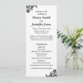 ホワイトオンブラックフラットプログラム プログラム (スタンド正面)