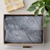 ホワイトオンブラック抽象芸術デコパージュティッシュペーパー 薄葉紙 (ギフト)