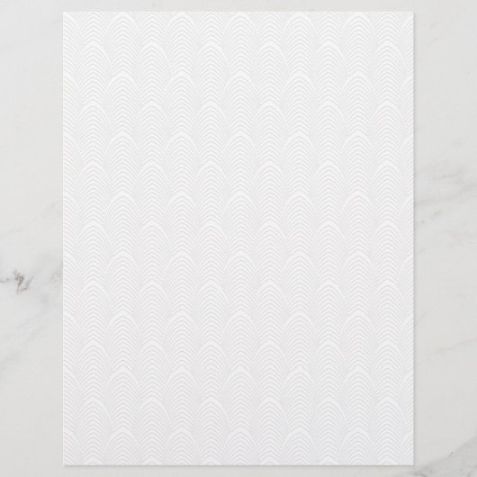 ホワイトオンホワイトデコアーツ&クラフトスクラップブック紙 (正面)