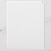 ホワイトオンホワイトデコアーツ&クラフトスクラップブック紙 (正面/裏面)