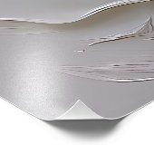 ホワイトオンホワイト – スカルプトバラ フォトプリント            (角)