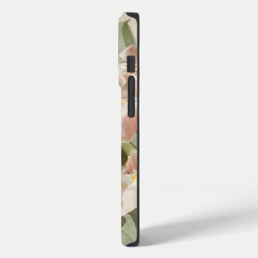 ホワイトオーキズフラワーヴィンテージオールドイラストレーション Case-Mate iPhoneケース (裏面 / 左)