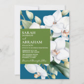 ホワイトオーキズ結婚式招待状 招待状 (正面)