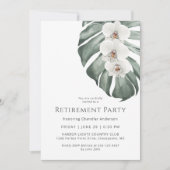 ホワイトオーキッズトロピカルパラダイスリタイアメントパーティー 招待状 (正面)