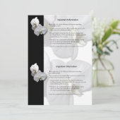 ホワイトオーキッドの情報シート3 招待状 (スタンド正面)