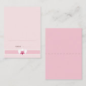 ホワイトオーキッドフォールディング座席表 プレイスカード (正面/裏面)