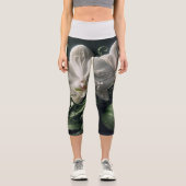 ホワイトオーキッドフローラ カプリレギンス (正面)