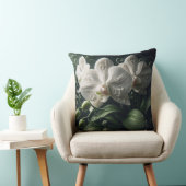 ホワイトオーキッドフローラ クッション (椅子)