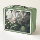 ホワイトオーキッドフローラ メタルランチボックス (裏面)