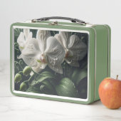 ホワイトオーキッドフローラ メタルランチボックス (インサイチュ)